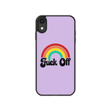 F*ck Off Rainbow iPhone Case