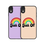 F*ck Off Rainbow iPhone Case