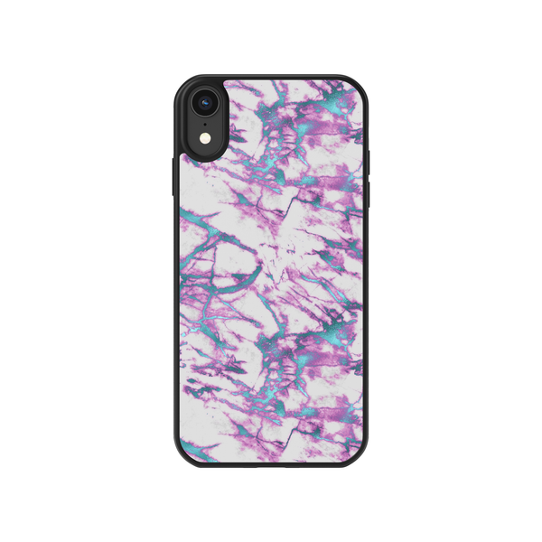 Teal & Pink Marble iPhone Case